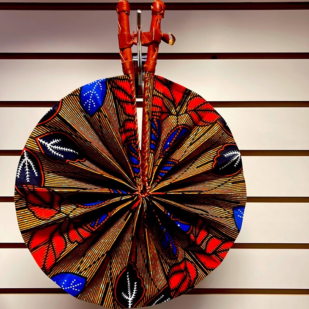 African Print Fan